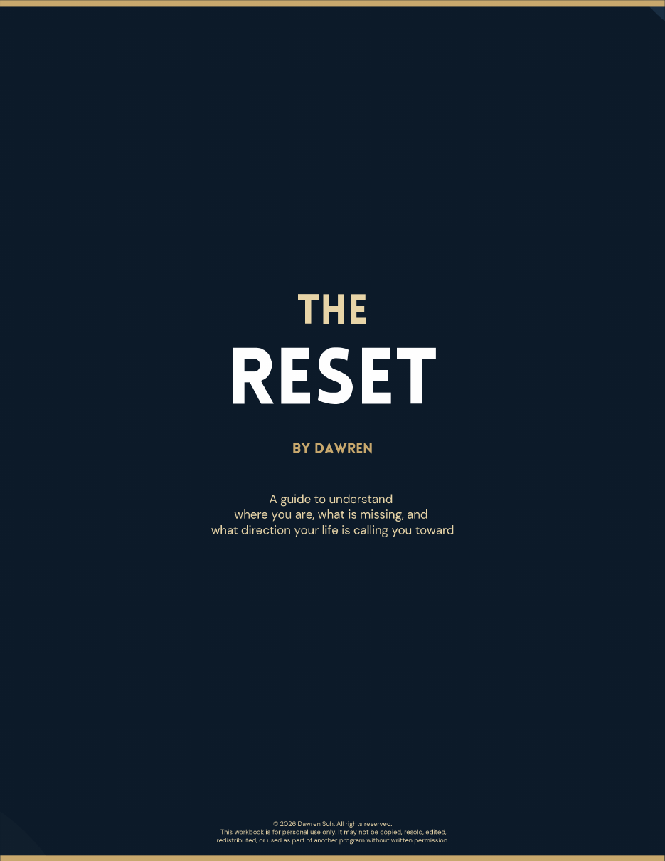 The Reset workbook by Dawren